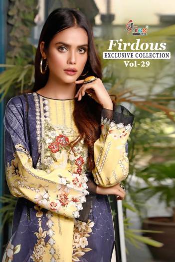 Firdous Exclusive Collection Vol 29 By Shree Fab Cotton Salwar Kameeez Collection